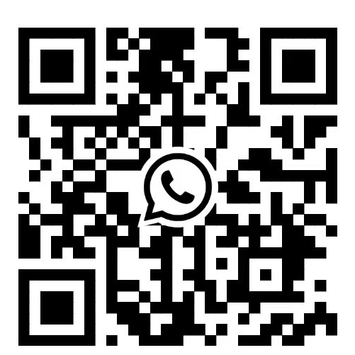 WhatsApp QR code — scan to chat with our sales manager