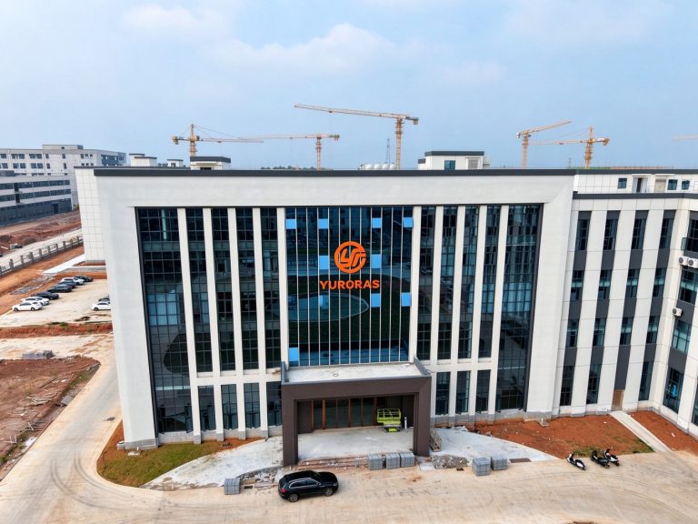 Manufacturing plant in Ji’an, Jiangxi — aerial view of the main building