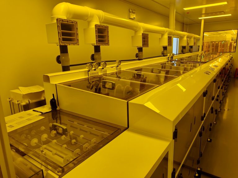Yellow-room line, rear view