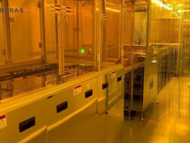 Module assembly in the cleanroom